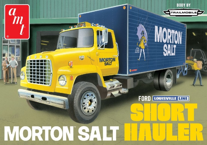AMT 1/25 Ford Louisville Line Truck Morton Salt Short Hauler