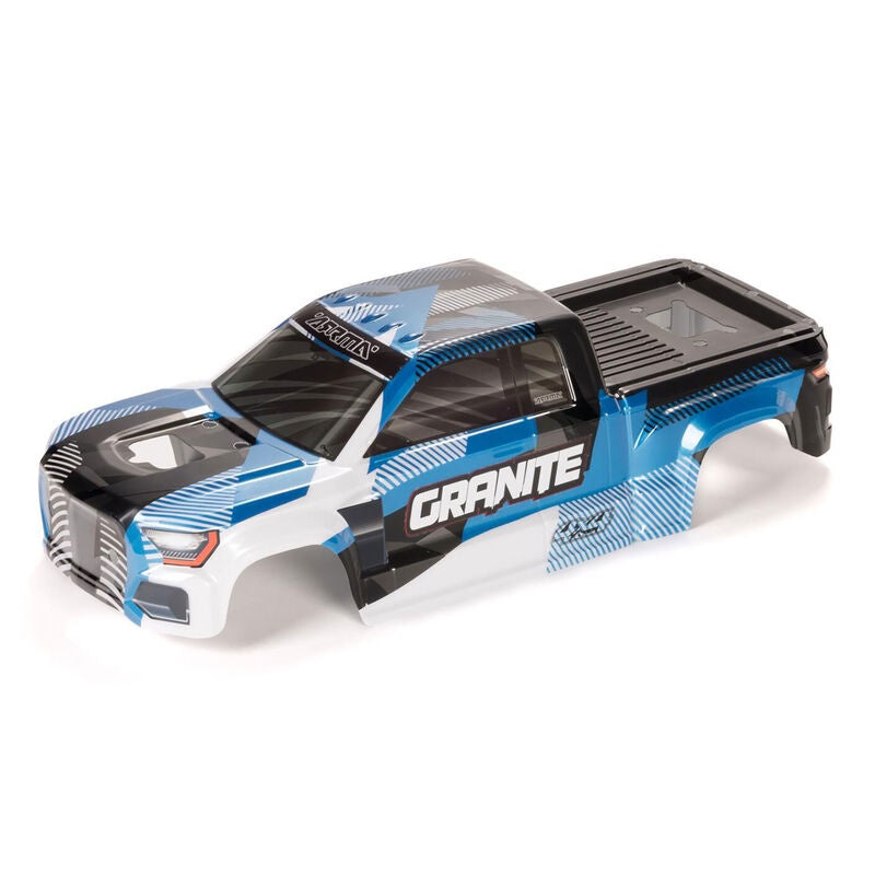 GRANITE 4X4 Clipless Painted Decaled Trimmed Body (Blue/Black) ARA-1621