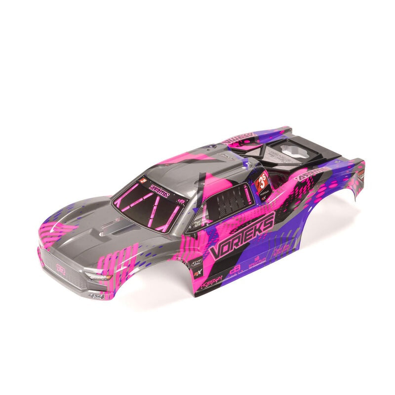 VORTEKS Clipless Painted Decaled Body (Purple) by ARRMA