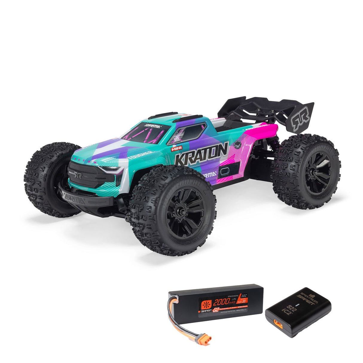 Arrma1/16 MINI KRATON 3S Teal (Battery & Charger Included)