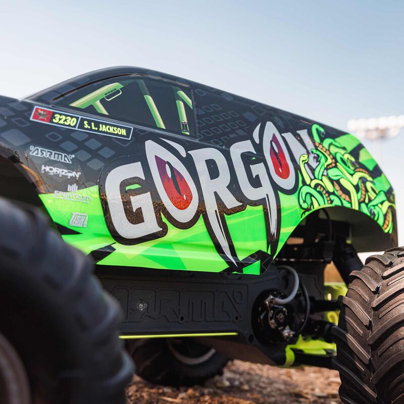 Arrma 1:10 Gorgon 4X2 MEGA 550 Brushed Monster Truck RTR