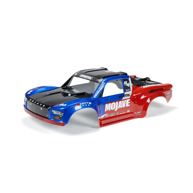 Arrma MOJAVE 4S Painted Decalled Trimmed Body (Blue/Red)
