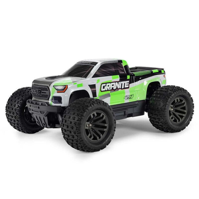 1/10 GRANITE MEGA 665 4X4 RTR Brushed Monster Truck, Green (Requires Battery and Charger)