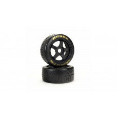Arrma 1:7 dBoots Hoons 42/100mm Gold (Soft Compound) Belted Tire with 2.9 5-Spoke Wheels, 17mm Hex (2)