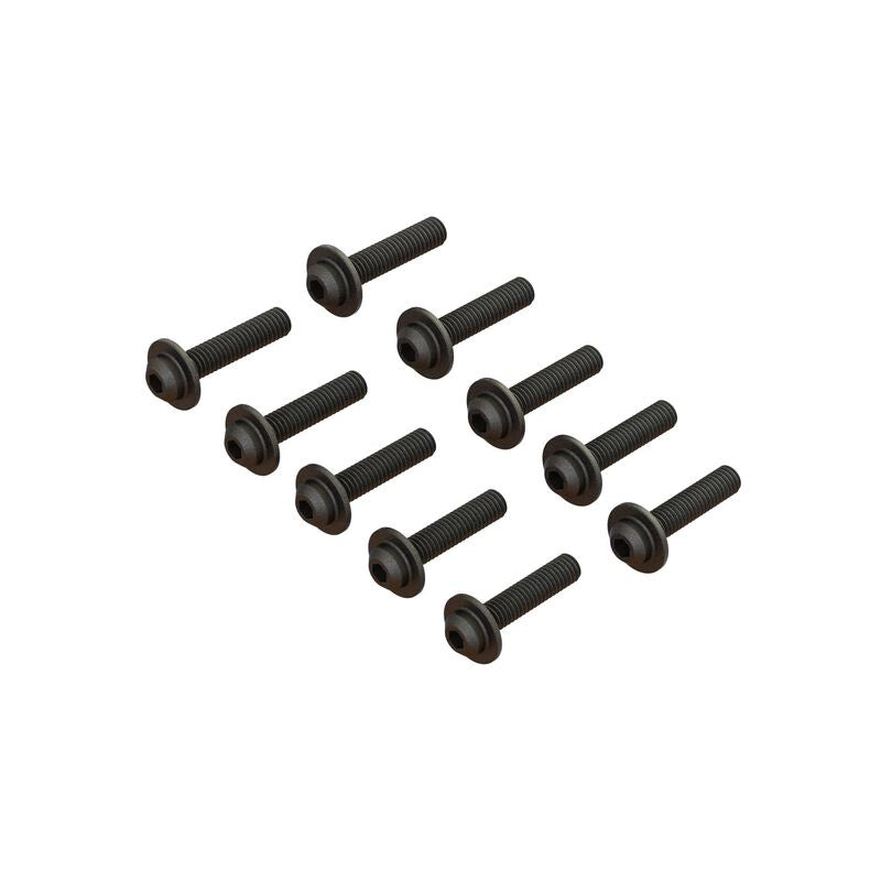 ARRMA BUTTON HEAD SCREW FLANGED M4x18mm V2