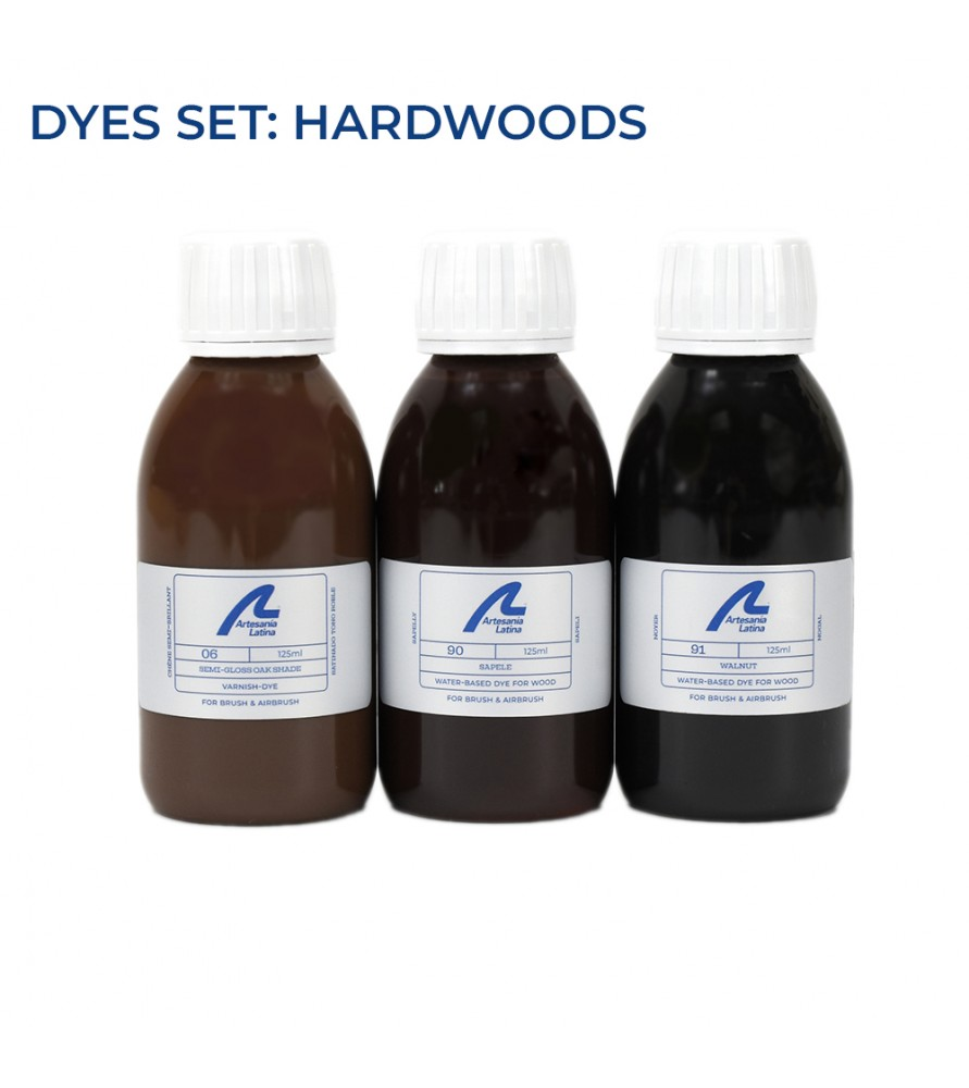 Artesania Latina Hardwoods Dyes Finishing Set