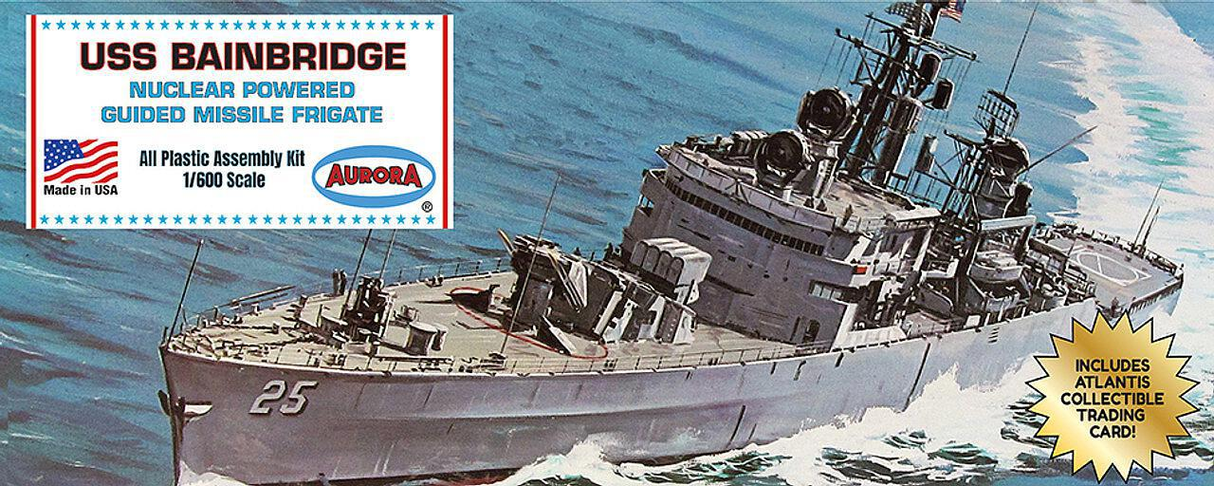 Atlantis 1/600 USS Bainbridge Guided Missile Frigate