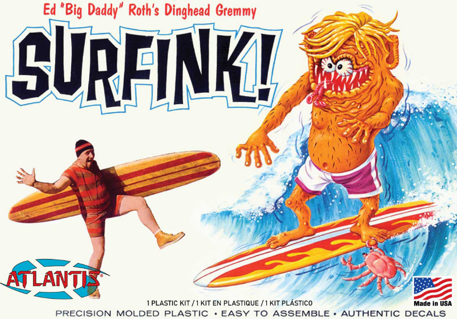 Atlantis Models Ed Big Daddy Roth Surfink Plastic Model Kit