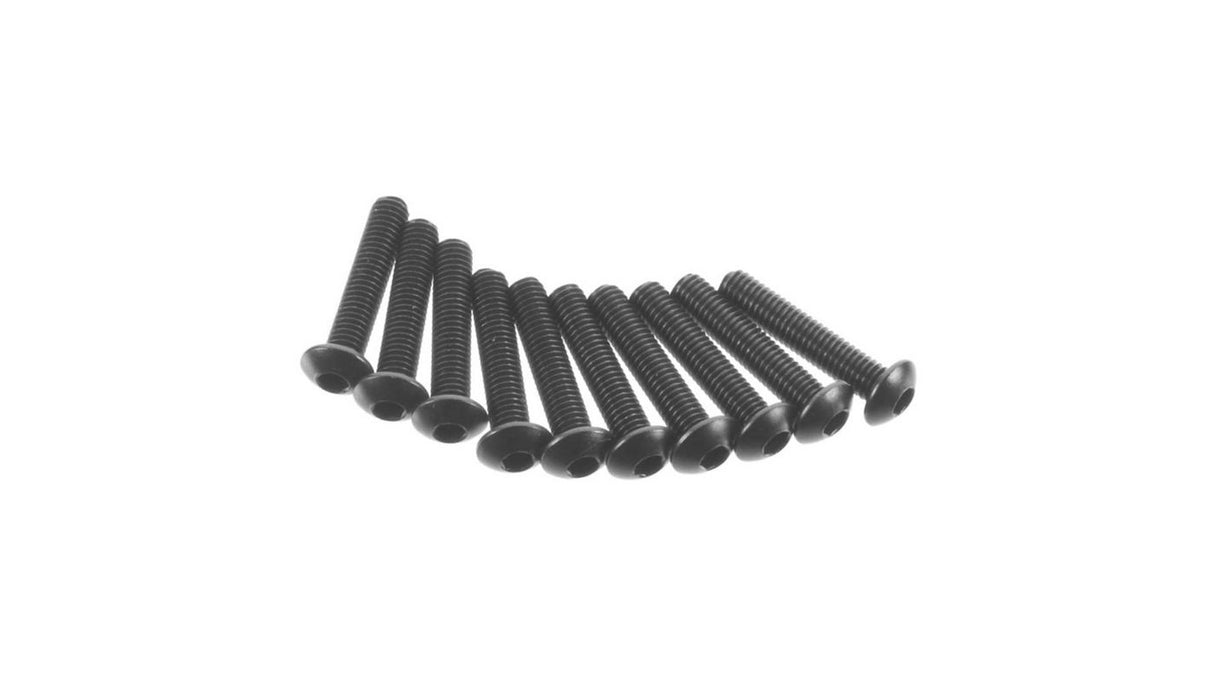 Axial Hex Socket Button Head M3x15mm Black (10)