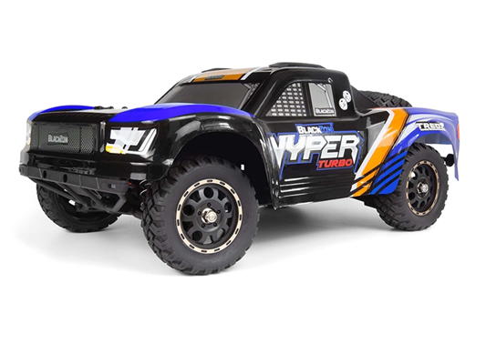 Blackzon 1/16 Vyper Short Course Turbo Brushless Blue/Orange w/Batt. & Charg.