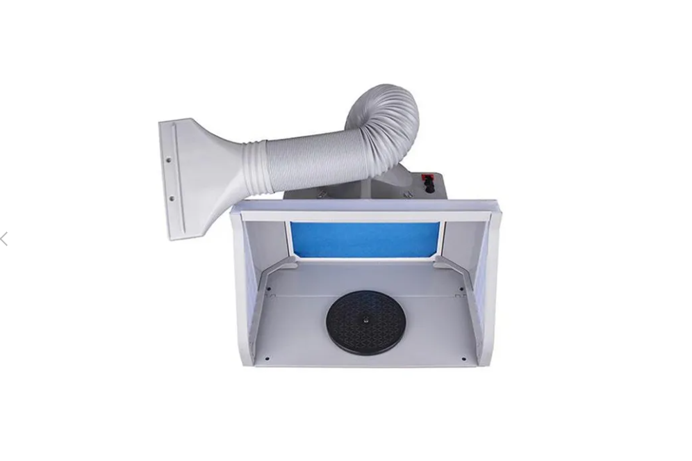 AIRBRUSH LARGE SPRAY BOOTH WITH LIGHTS AND EXHAUST