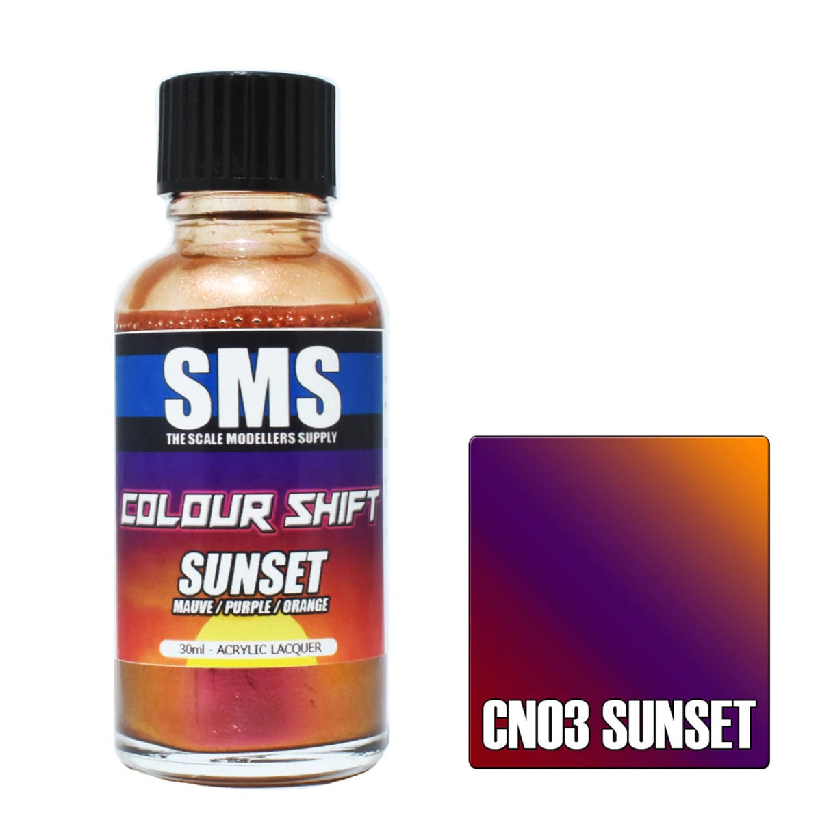 SMS #CN03 Colour Shift Sunset Acrylic Laquer-30ml