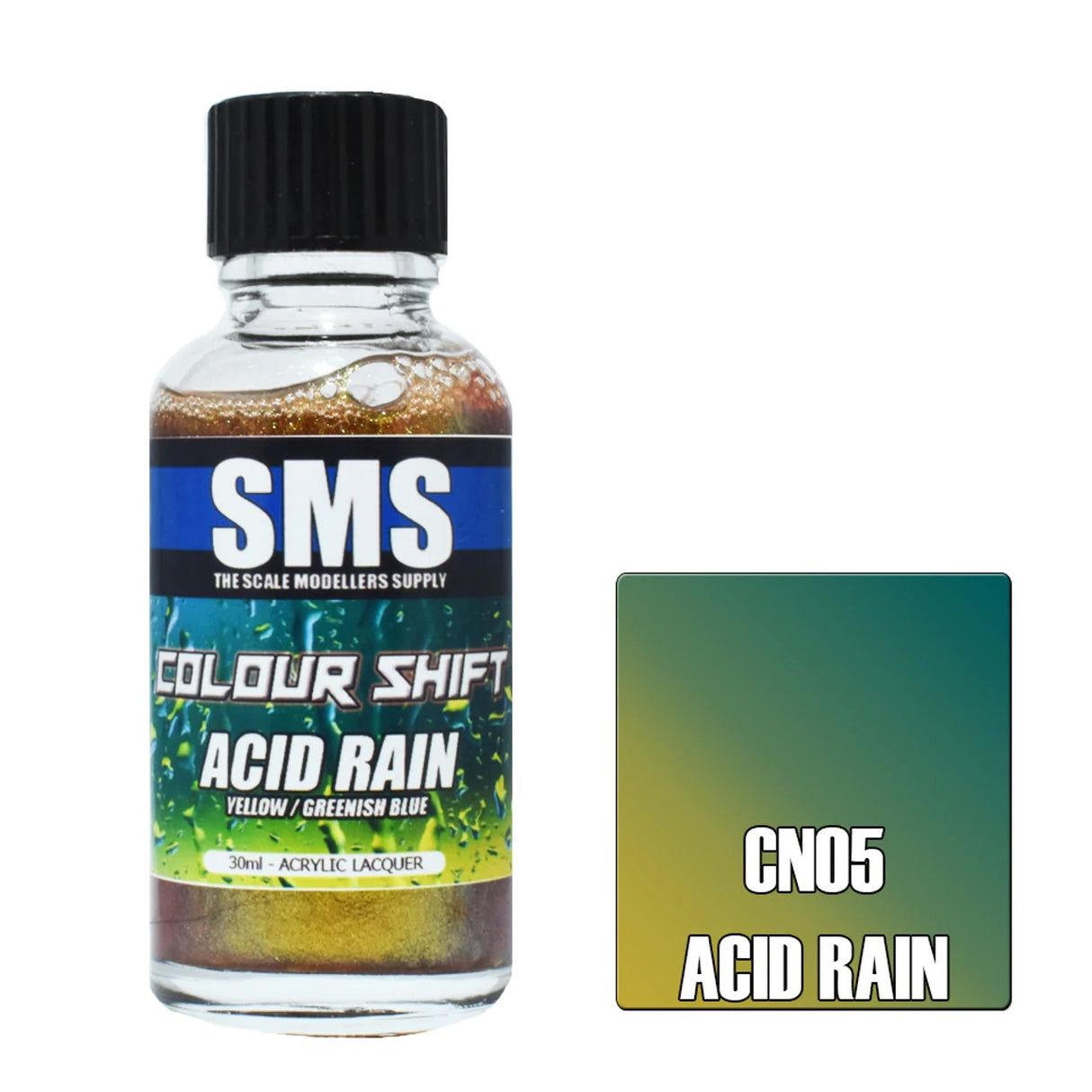 SMS #CN05 Colour Shift Acid Rain Acrylic Laquer-30ml