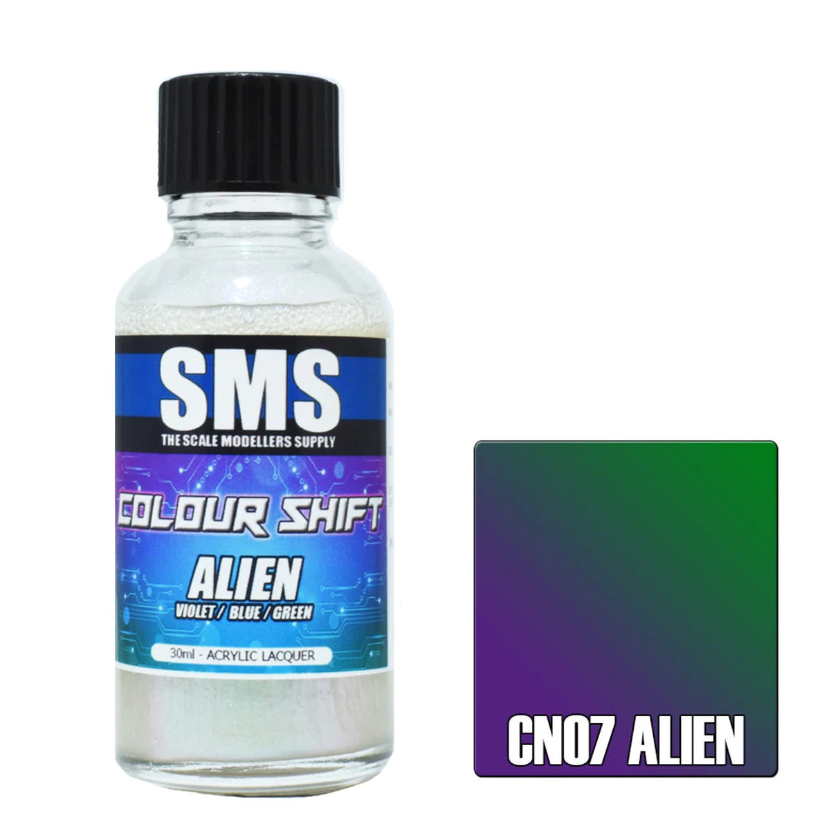 SMS #CN07 Colour Shift Alien Acrylic Laquer-30ml