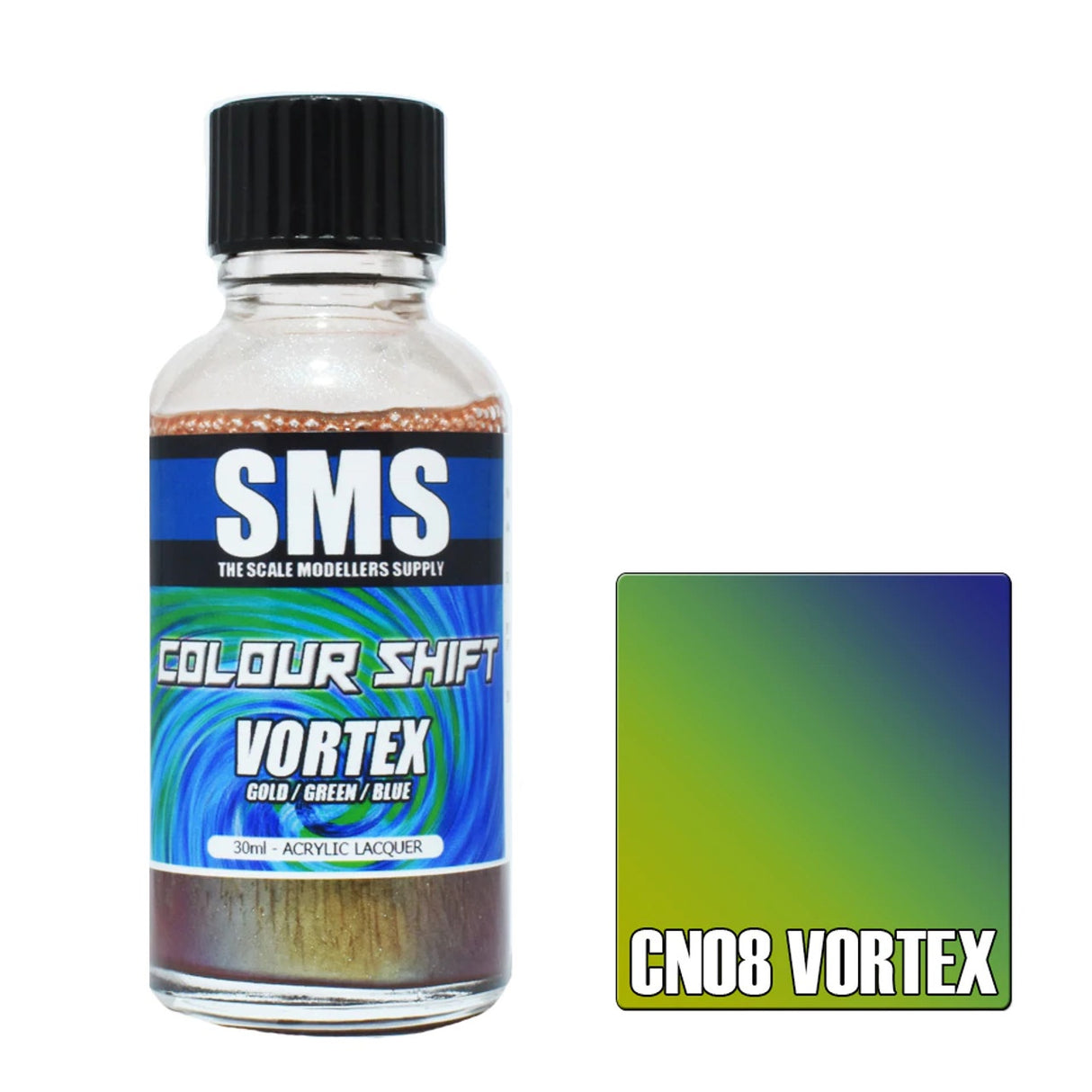 SMS #CN08 Colour Shift Vortex Acrylic Laquer-30ml