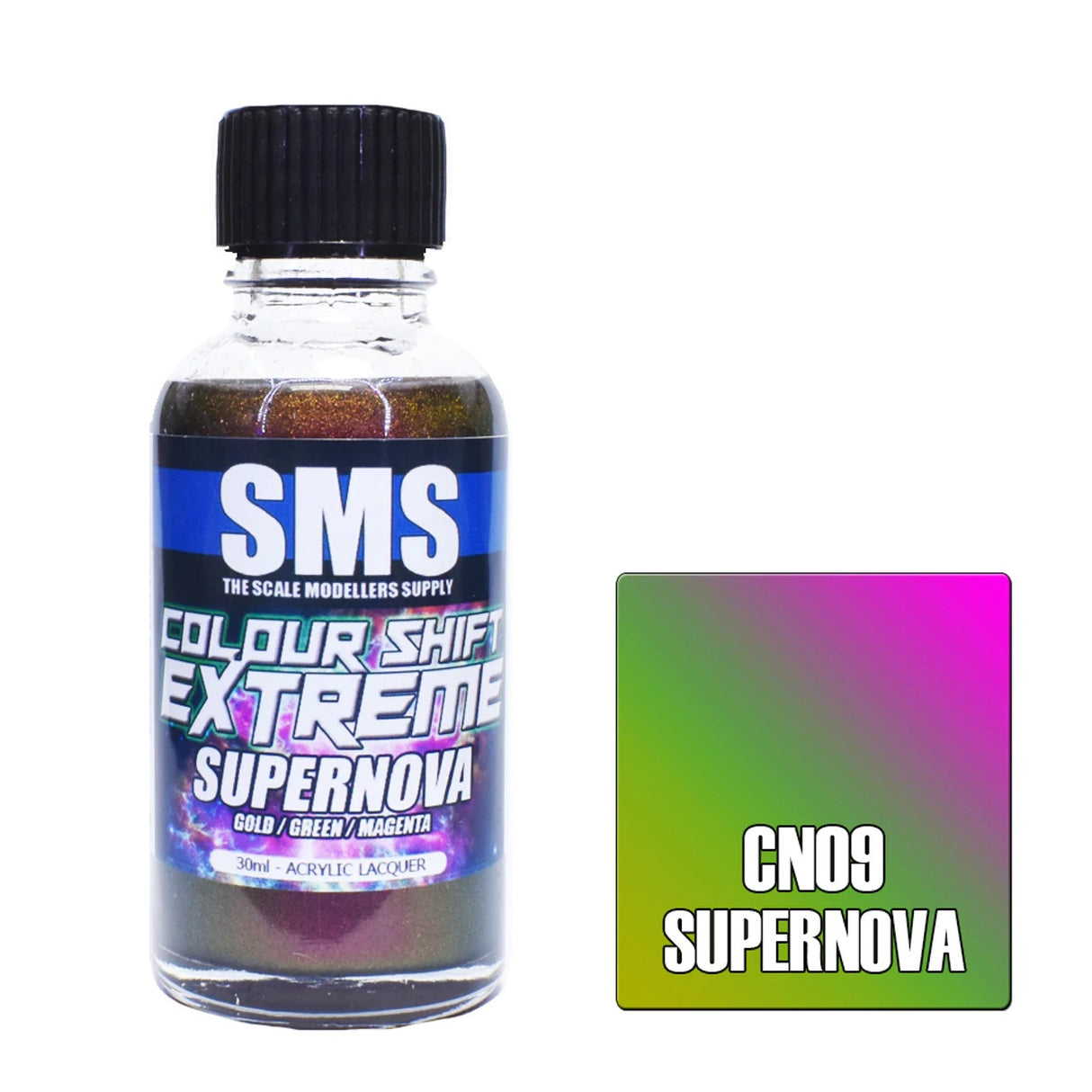 SMS #CN09 Colour Shift Extreme Supernova Acrylic Laquer-30ml