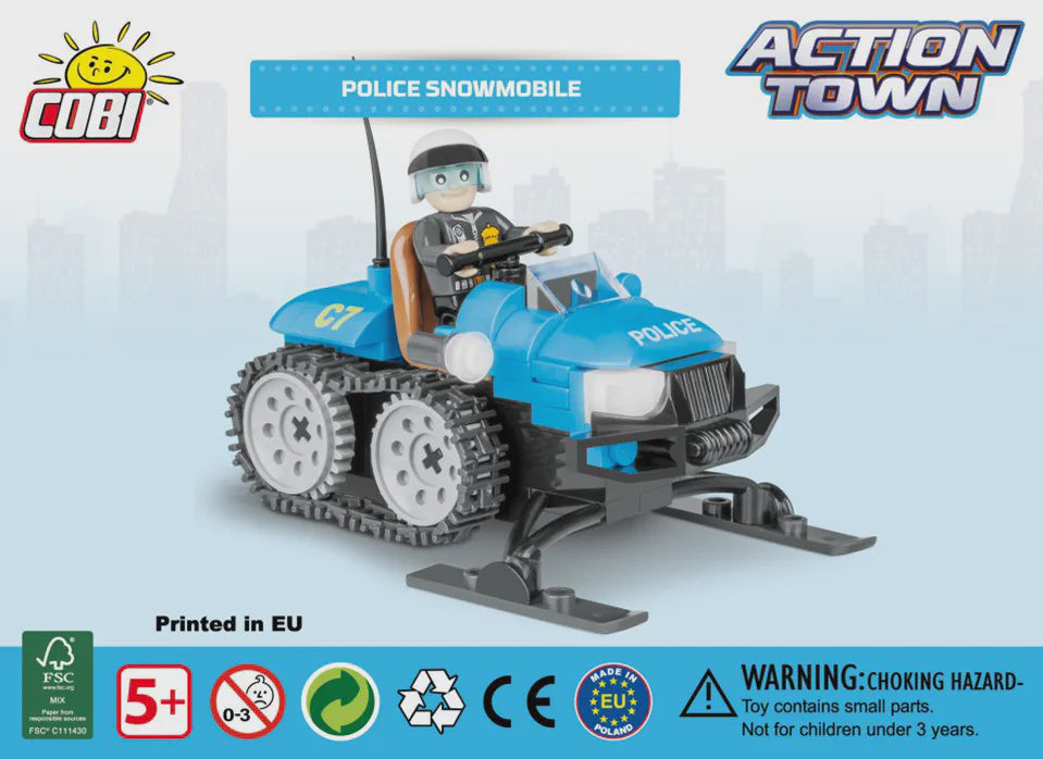 Cobi - Police Snowmobile 100PCS