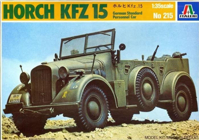 Italeri 1:35 Horch Kfz.15 German Standard Personnel Car (LW)