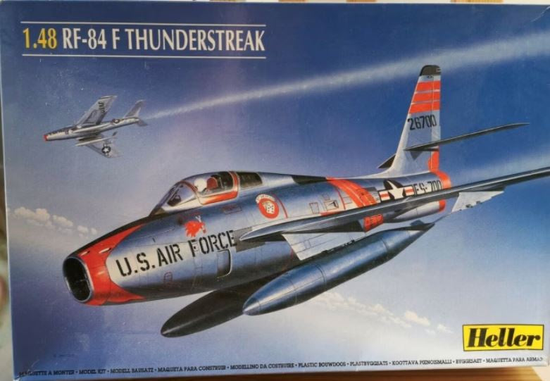 *Vintage* Heller 1:48 RF-84 F Thunderstreak