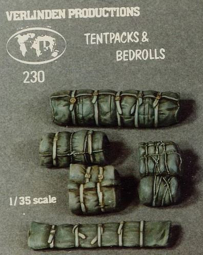 VP 1:35 Tentpacks & Bedrolls Resin Set
