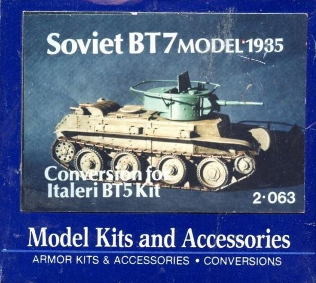 Commander 1:35 Soviet BT-7 Mod. 1935 Resin Conv. Kit