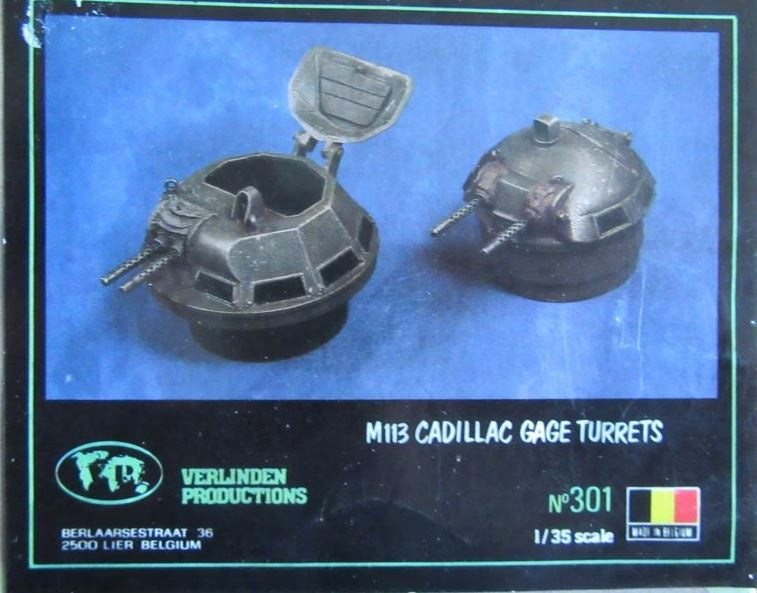 VP 1:35 M113 Cadillac Gage Turrets Resin Conv. Set