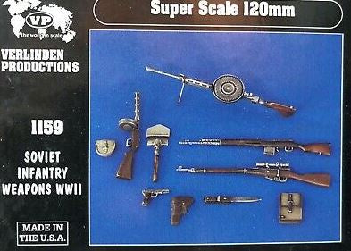 VP 1:16 Soviet Infantry Weapons WWII Resin Set