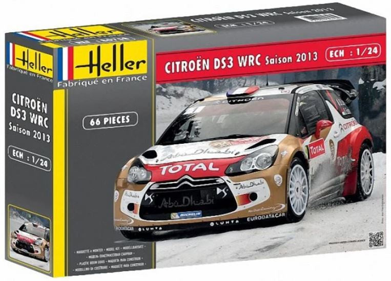 Heller 1:24 Citroen DS3  WRC Saison 2013