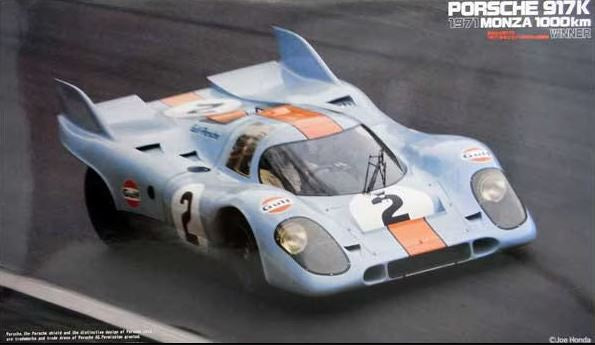 *Vintage, Aged Decals* Fujimi 1:24 Porsche 917K 1971 Monza (LW)