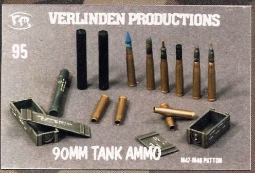 VP 1:35 M47-M48 Patton 90mm Tank Ammo Resin Set