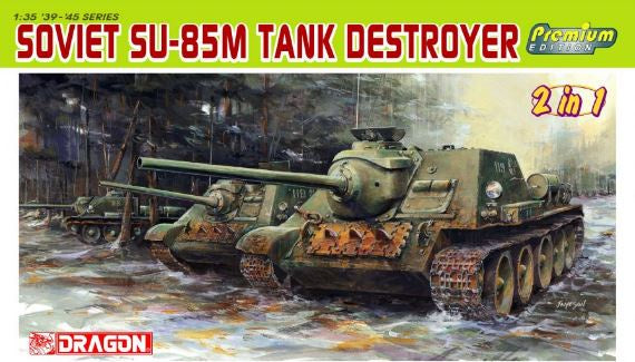 *Clearance* Dragon 1:35 Soviet SU-85M Tank Destroyer Premium Ed.