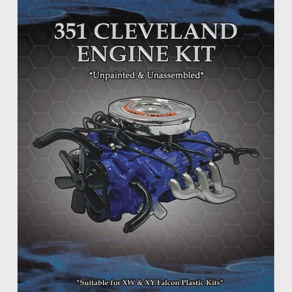 DDA 1:24 Ford XW/XY 351 Cleveland Engine Plastic Kit Accessory Pack