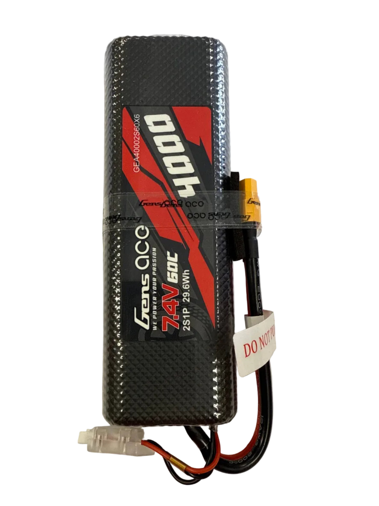 GA 4000mAh 2S 7.4V LiPo 60C Classic Pack