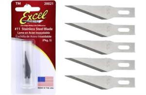 Excel #21 Stainless Blades B11 5 Pack