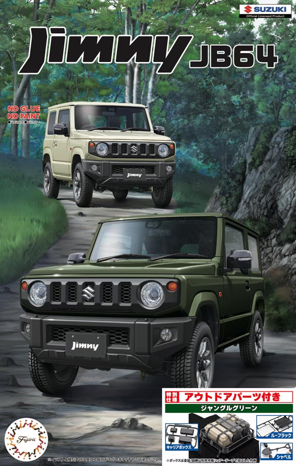 Fujimi 1:24 Suzuki Jimny JB64 Jungle Green w/Outdoor Parts
