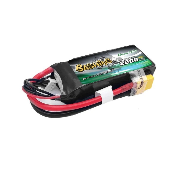Gens ace Bashing 2200mAh 11.1V 35C 3S1P Lipo Battery Pack W/XT60