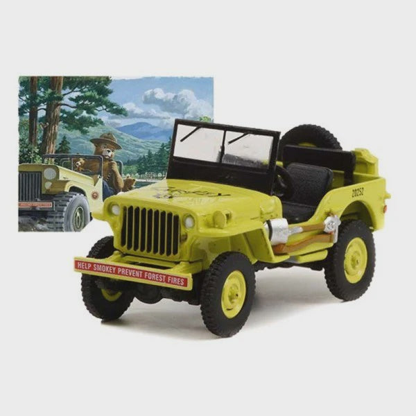 GL 1:64 1942 Willys MB Jeep - "Help Smokey Prevent Forest Fires
