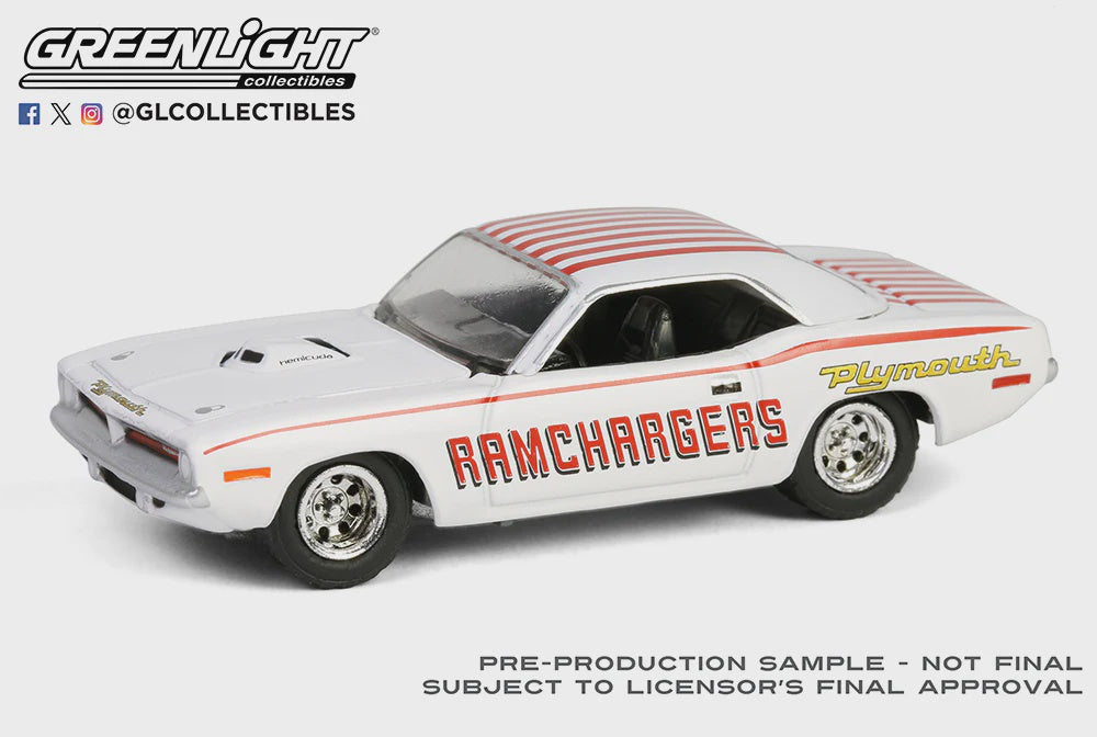 Greenlight 1:64 1970 Plymouth HEMI Cuda "Ramchargers"