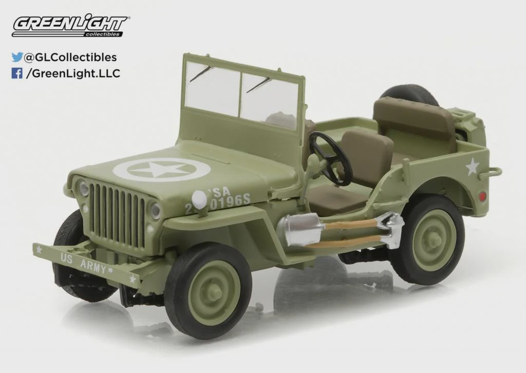 Greenlight 1:43 Willies Jeep MB