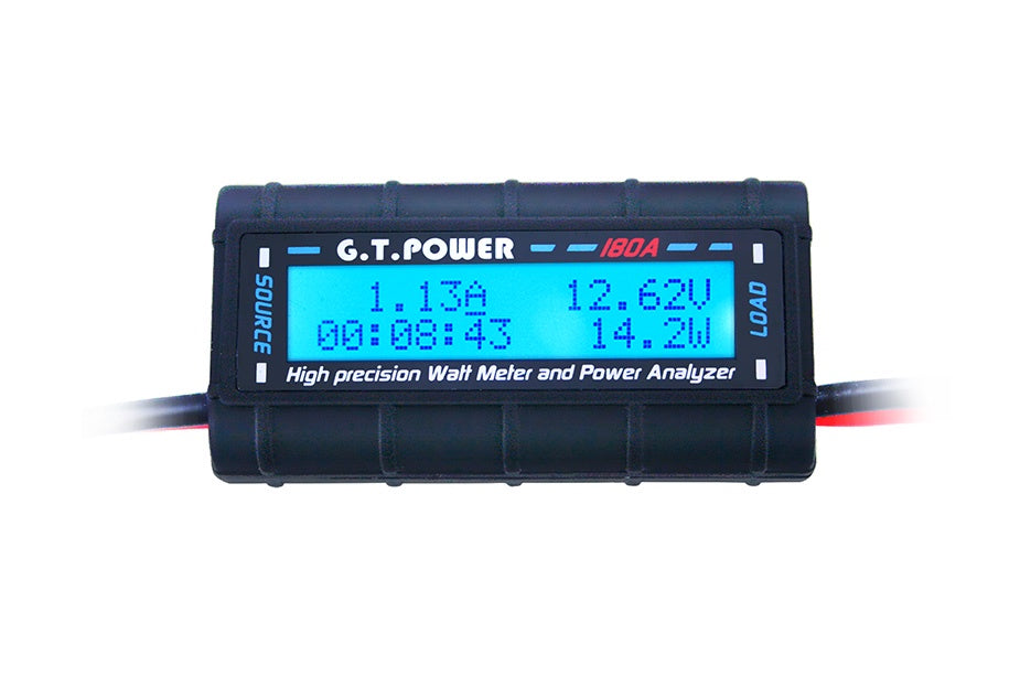 GT Watt Meter 4.8-60v 0-180 Amp