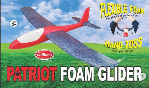 Guillow's Patriot Foam Glider