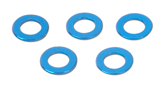 Team C M3 Flat Washer/Shim 0.5mm - Blue