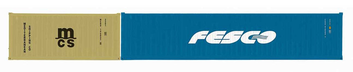Hornby Fesco & MSC 40FT & 20 FT Containers