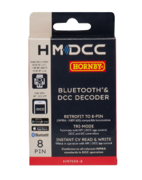 Hornby HM7000-8: Bluetooth® & DCC Decoder (8-pin)