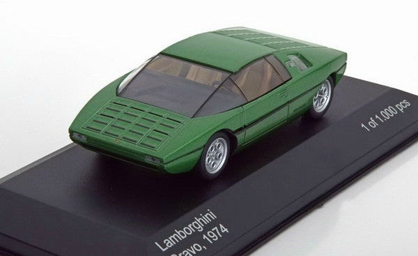 Whitebox 1:43 1974 Lamborghini Bravo, Metallic Green