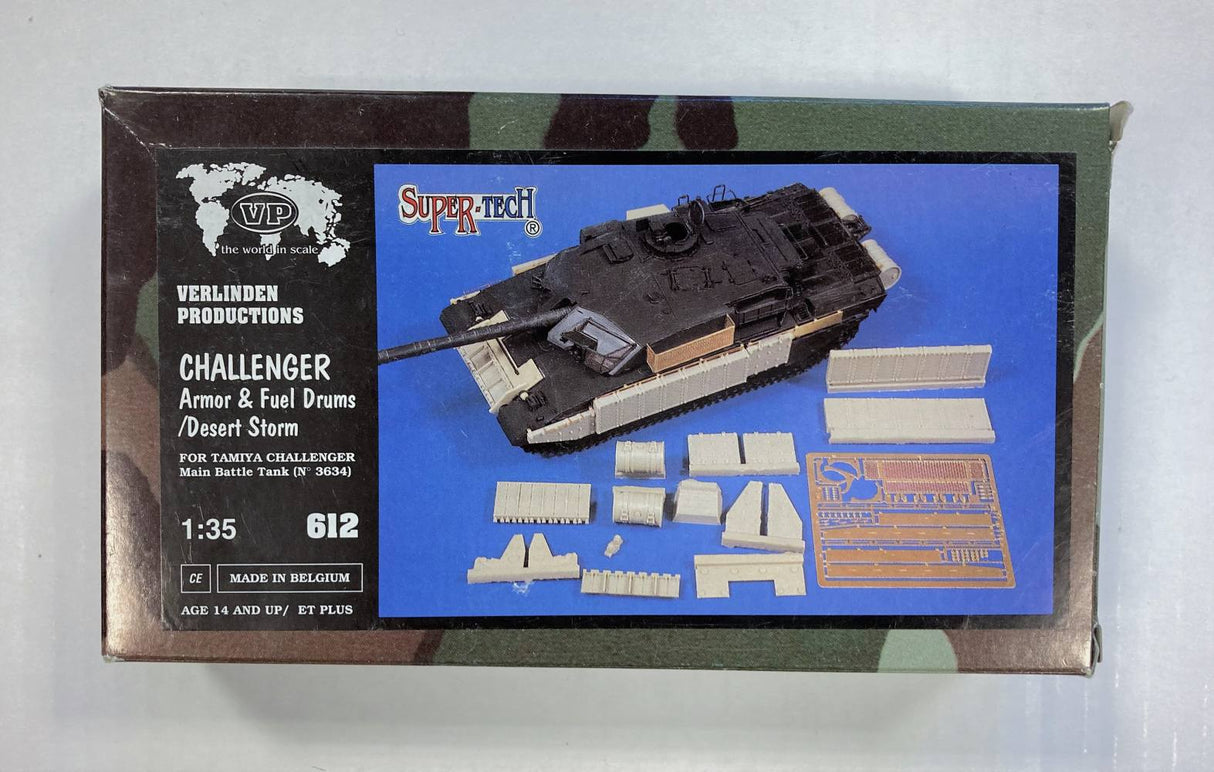 VP 1:35 Challenger Armour & Fuel Drums/Desert Storm Conv. Resin Set (LW)