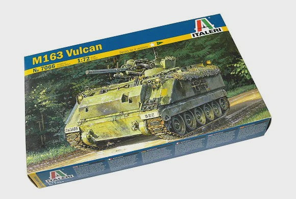 Kit Maquette Plastique Italeri - Chasseur De Chars M163 Vulcan - Échelle 1:72 - Modèle Militaire à Assembler