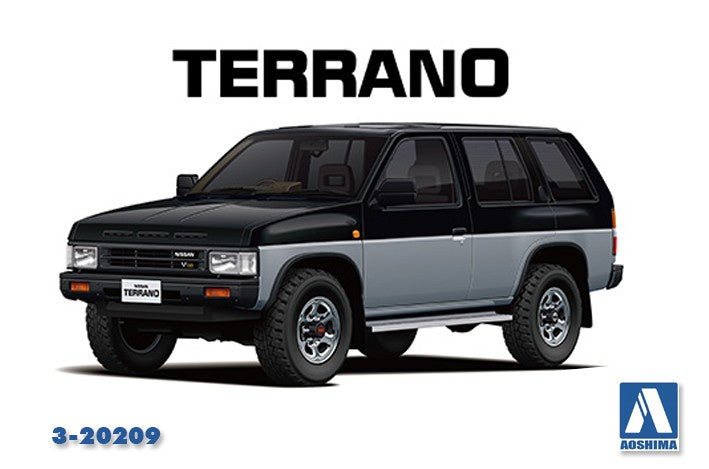 AOSHIMA 1/24 1991 NISSAN TERRANO D21 V6-3000 R3M