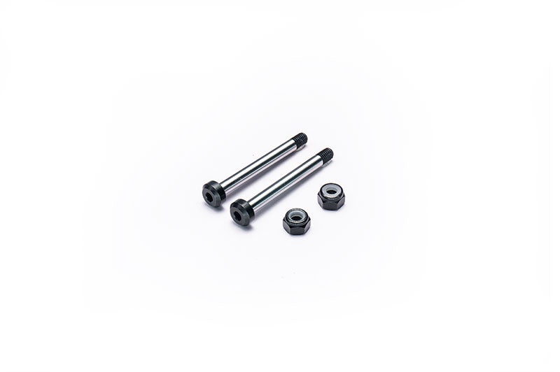 Yokomo Outter Hardened Arm Pin/Suspension Shaft 3x31mm (w/Alum Locknuts) (2) YZ-870C / YZ-10 by Koswork