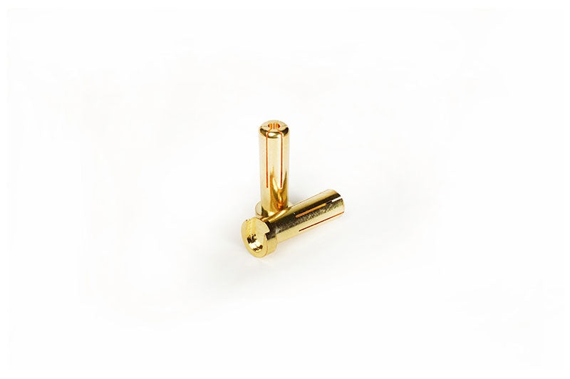 5mm Gold Bullet Battery Connector/Plug (2) by Koswork